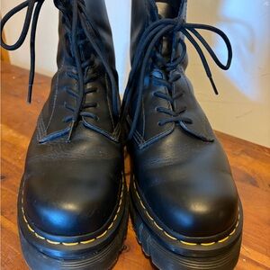 Dr. Martens Black Audrick Platform combat boots